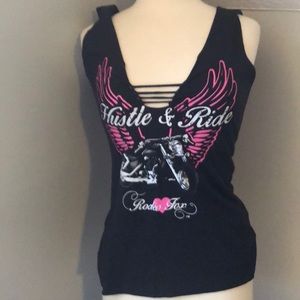 Demi loon biker tank top
